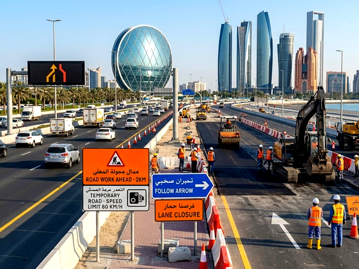 How Approved Traffic Signage Helps Save Time, Improve Safety, and Ensure Compliance in Abu Dhabi Projects&nbsp;?