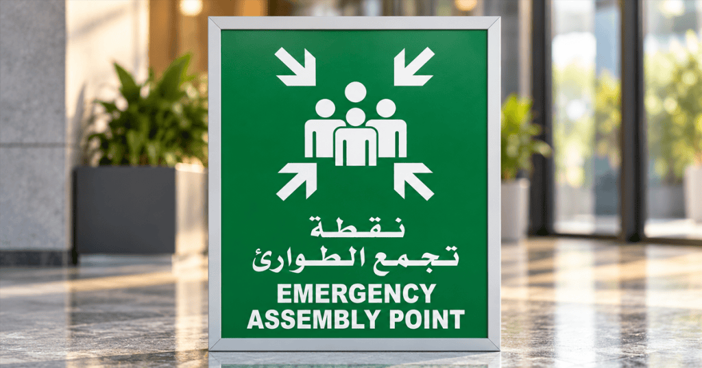 safety sign according to iso standard available in point to point uae
